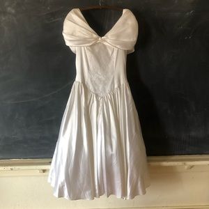 Vintage Satin Wedding Gown